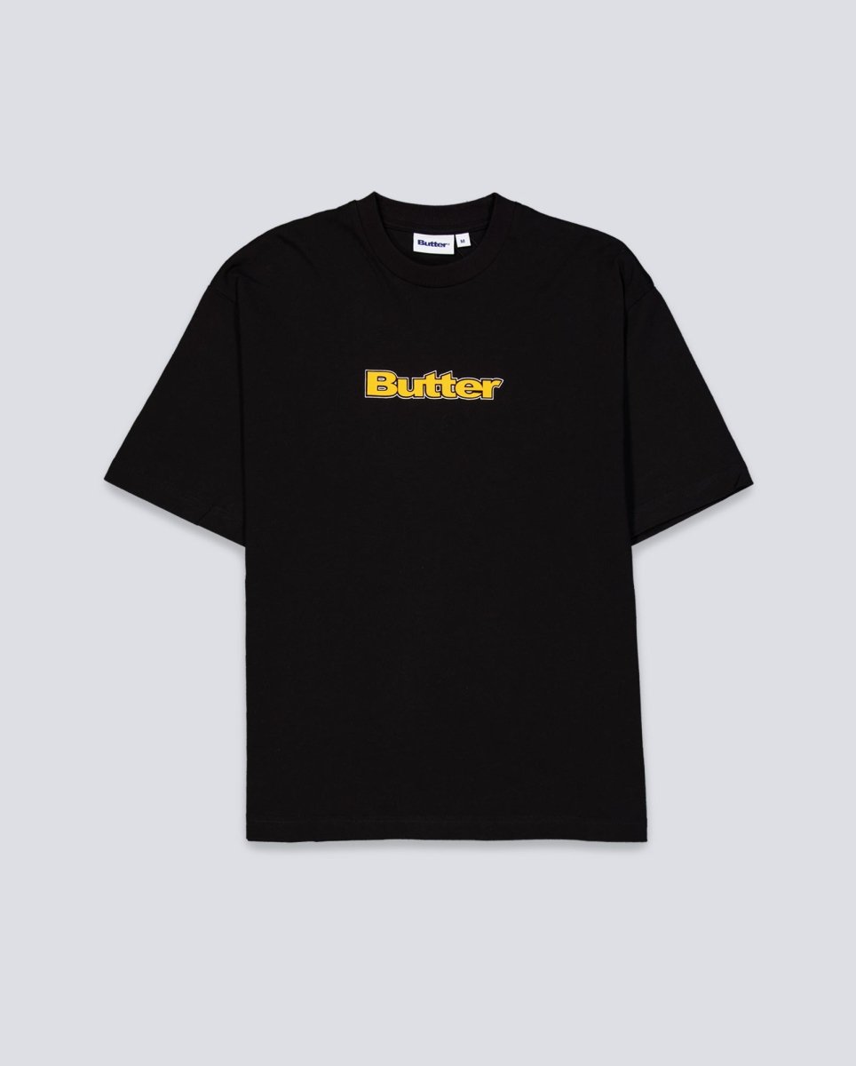 Camiseta Butter Goods Outline Logo Negra Unisex BGQ3250304