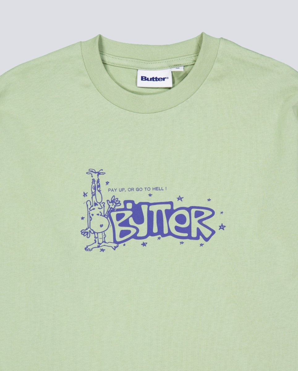 Camiseta Butter Goods Pay Up Verde Unisex BGQ1260701