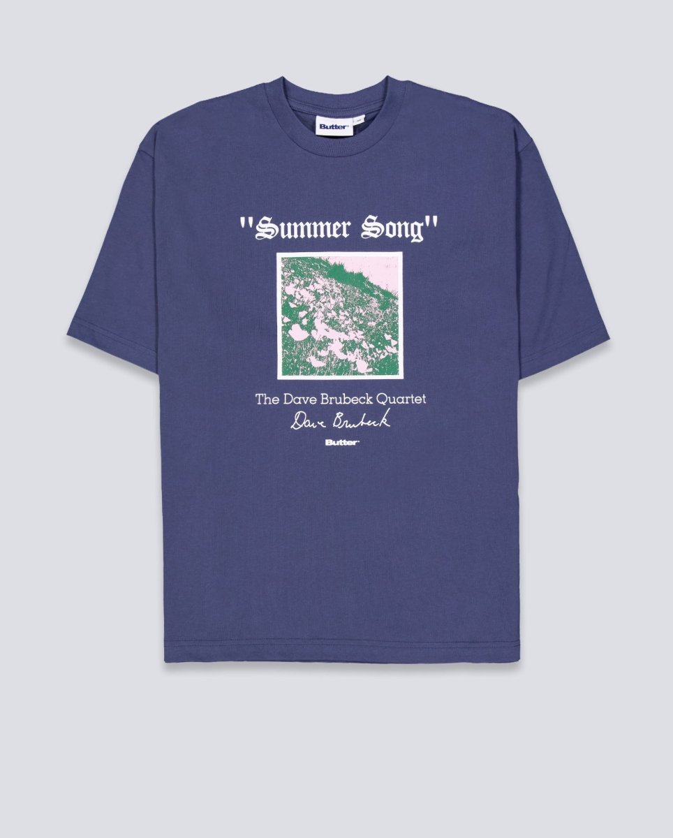 Camiseta Butter Goods Summer Song Gris Unisex BGQ1260502