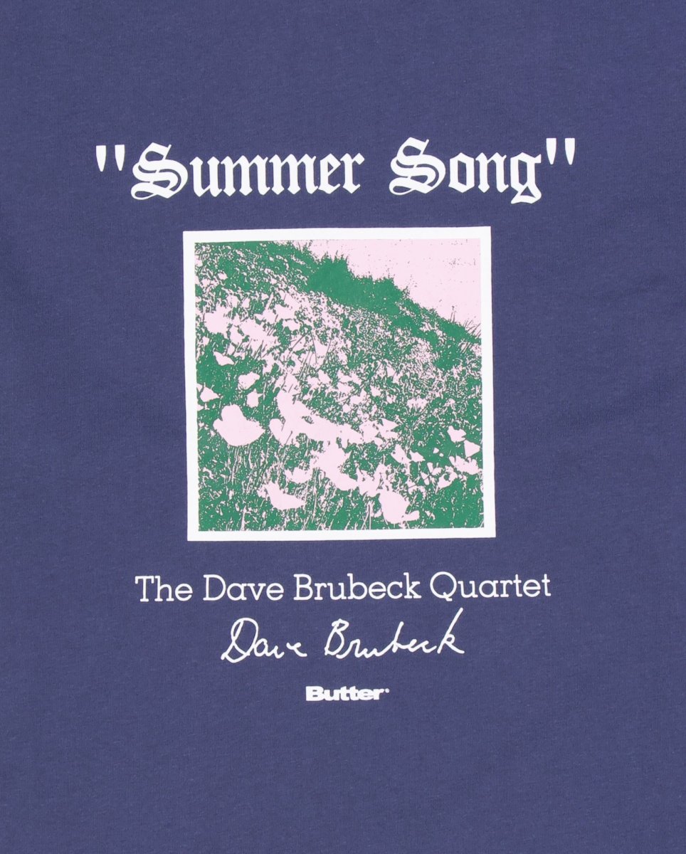Camiseta Butter Goods Summer Song Gris Unisex BGQ1260502