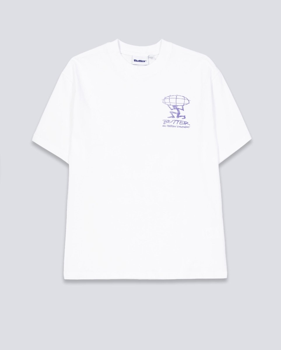 Camiseta Butter Goods Terrain Blanca Unisex BGQ1261003