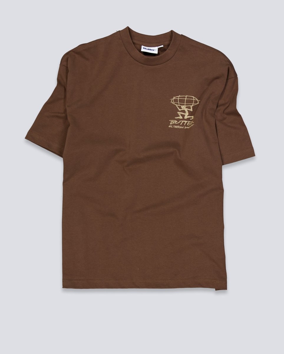 Camiseta Butter Goods Terrain Marrón Unisex BGQ1261004