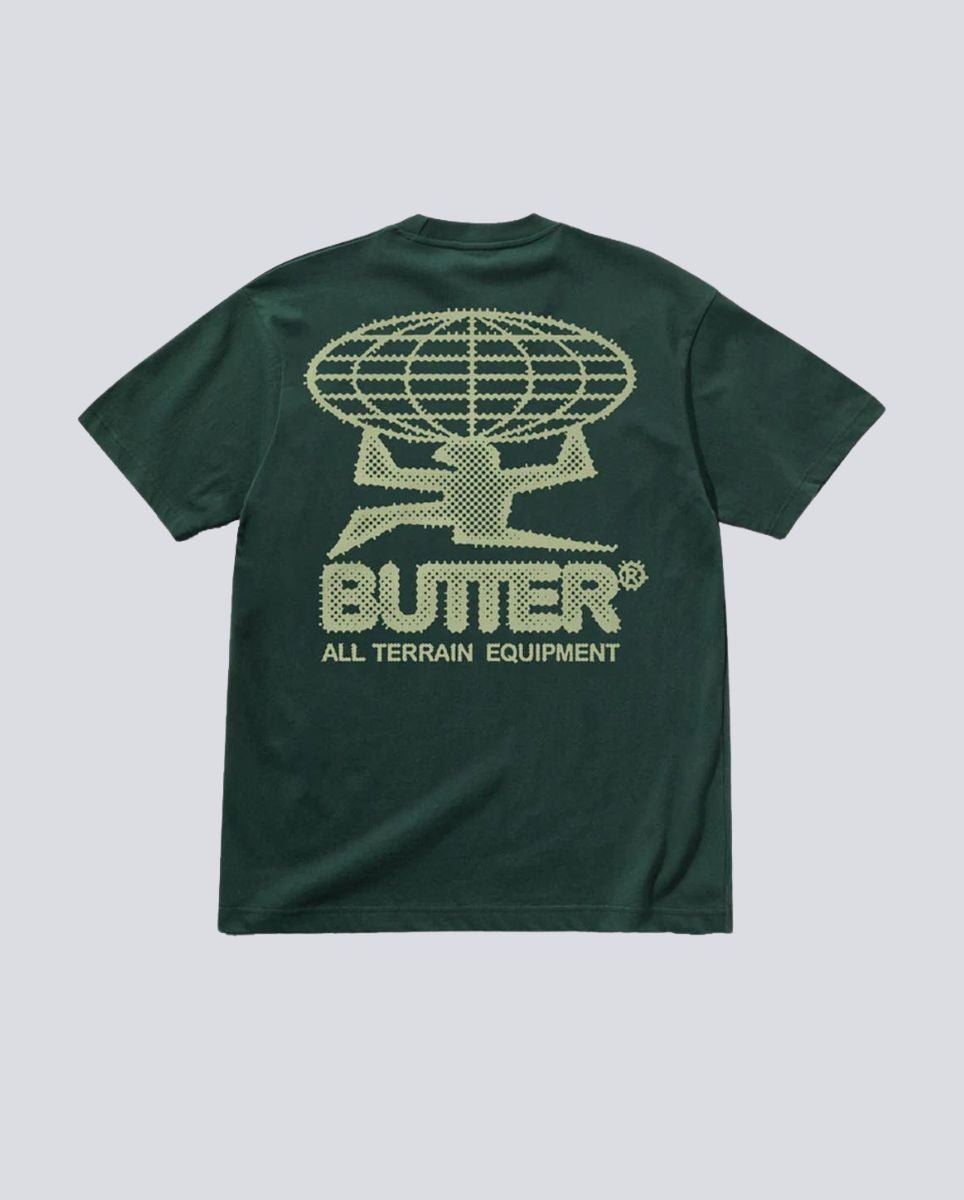 Camiseta Butter Goods Terrain Verde Unisex BGQ3250901