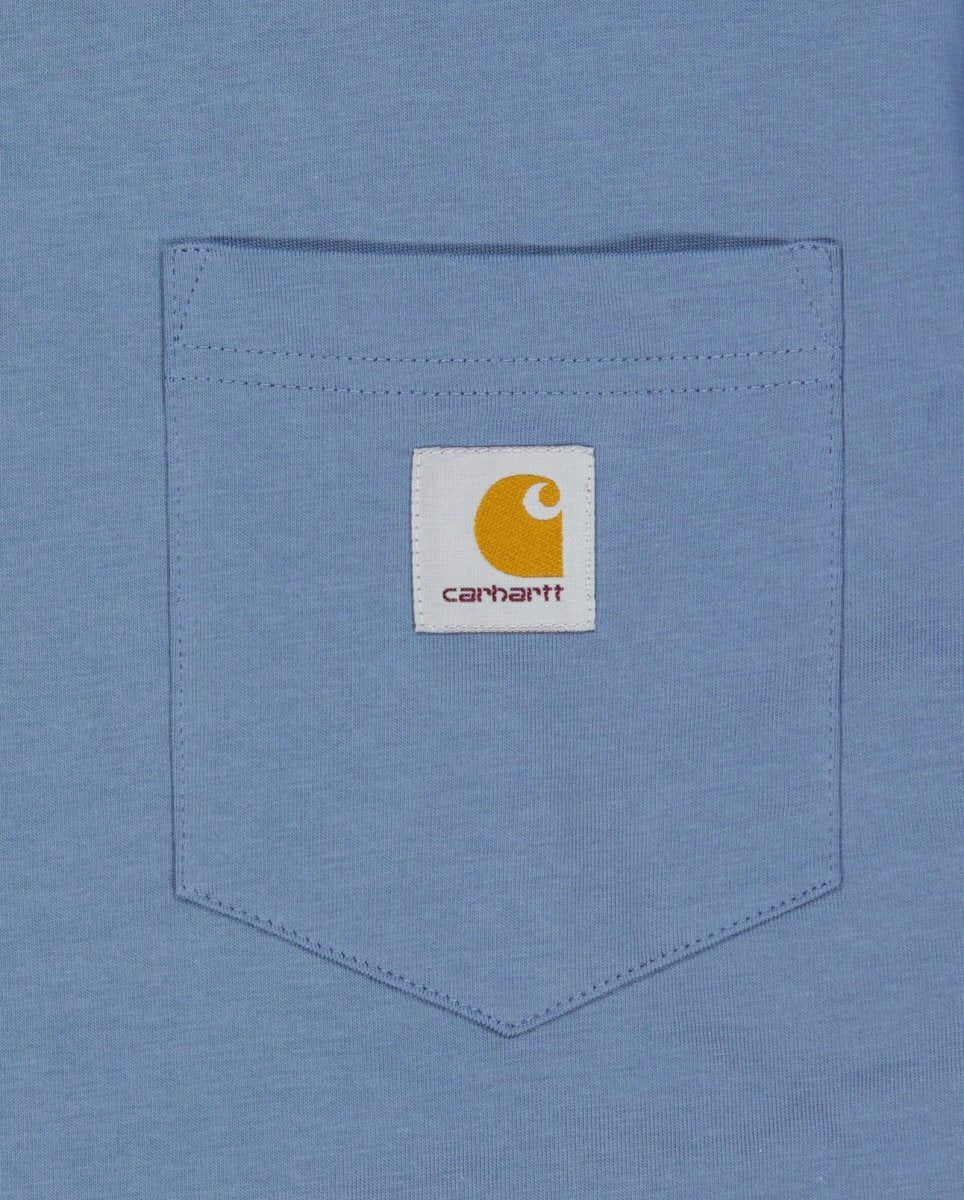 Camiseta Carhart Wip Pocket Azul Unisex I030434-3GGXX