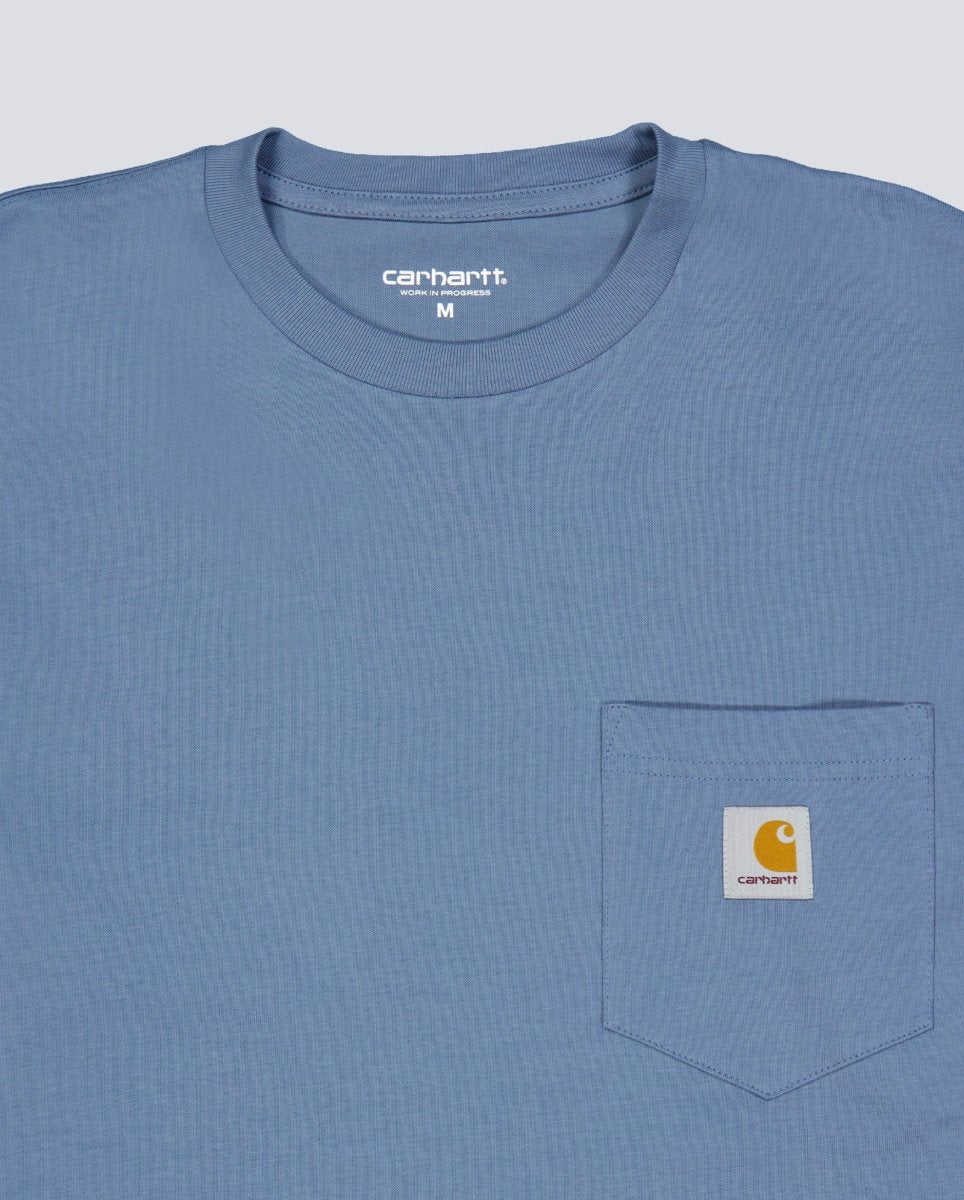 Camiseta Carhart Wip Pocket Azul Unisex I030434-3GGXX
