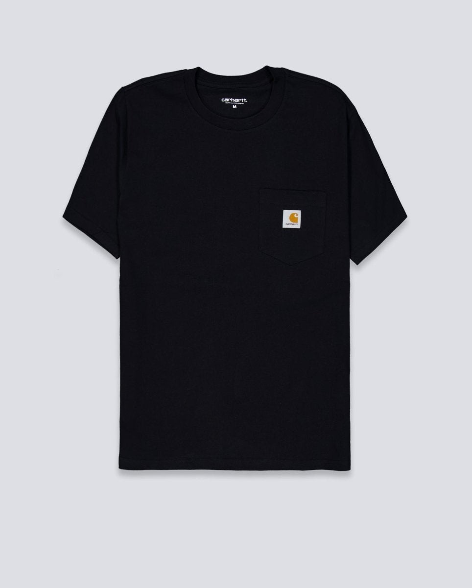 Camiseta Carhart Wip Pocket Negro Unisex I030434-89XX