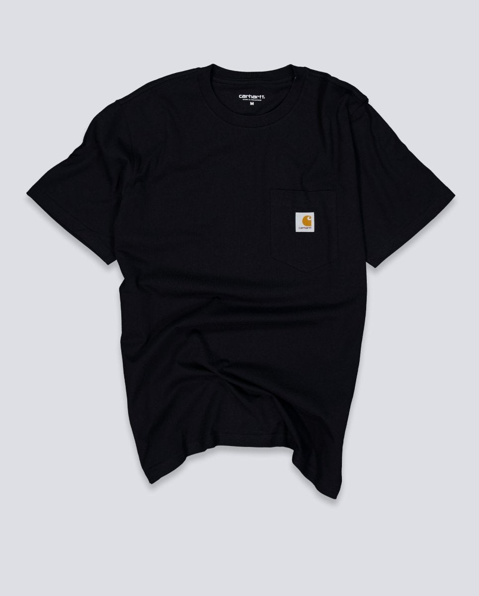 Camiseta Carhart Wip Pocket Negro Unisex I030434-89XX