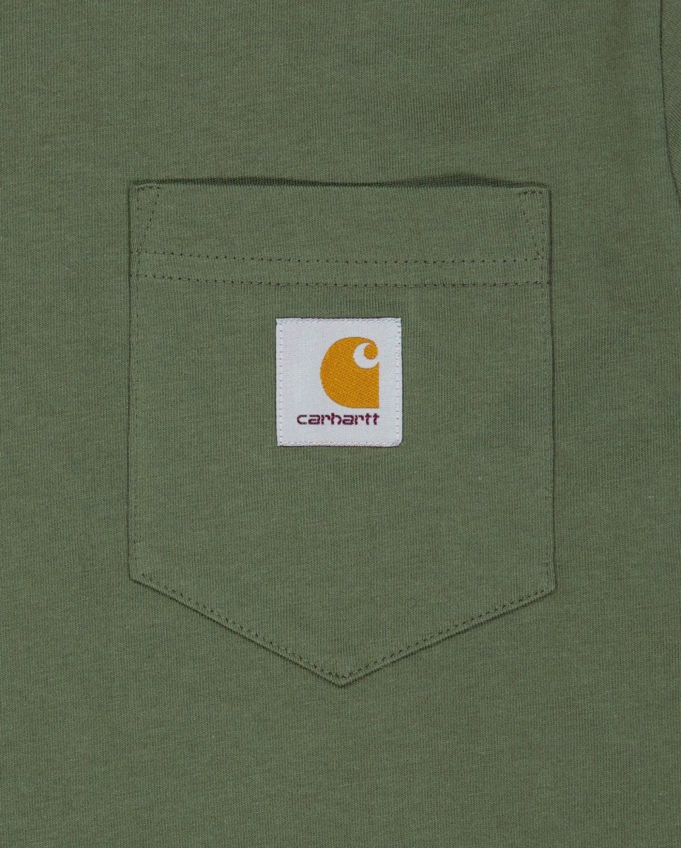 Camiseta Carhart Wip Pocket Verde Unisex I030434-11XX