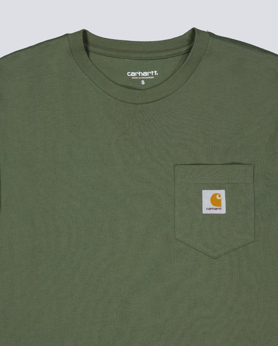 Camiseta Carhart Wip Pocket Verde Unisex I030434-11XX