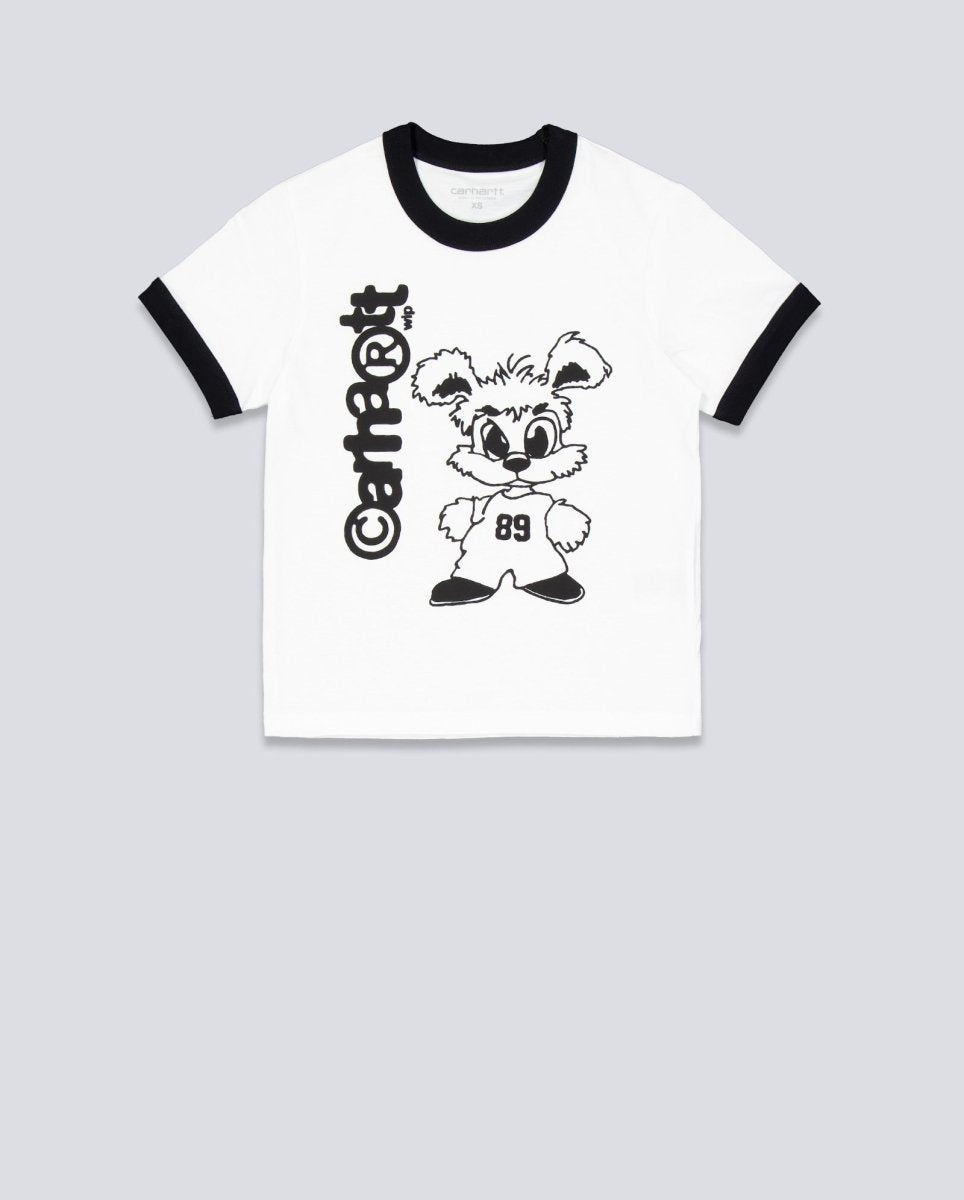 Camiseta Carhart Wip Ringer T-Shirt Blanco Mujer I036392-00AXX