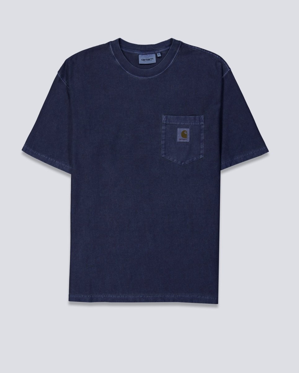 Camiseta Carhart Wip S/S Loose Pocket T-Shirt Azul Unisex I036863-1CGD
