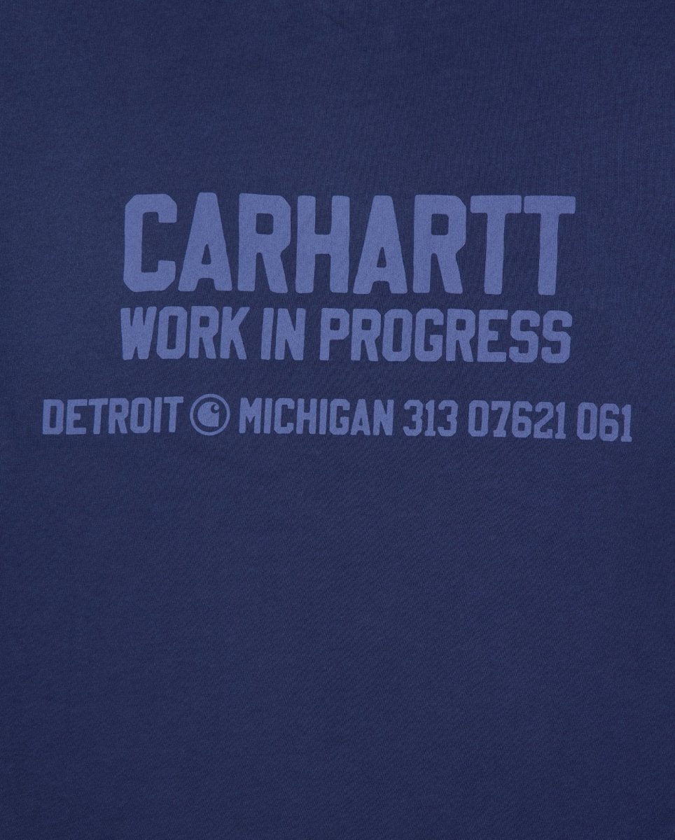Camiseta Carhartt WIP Distance Azul Unisex I035449-VQ4J