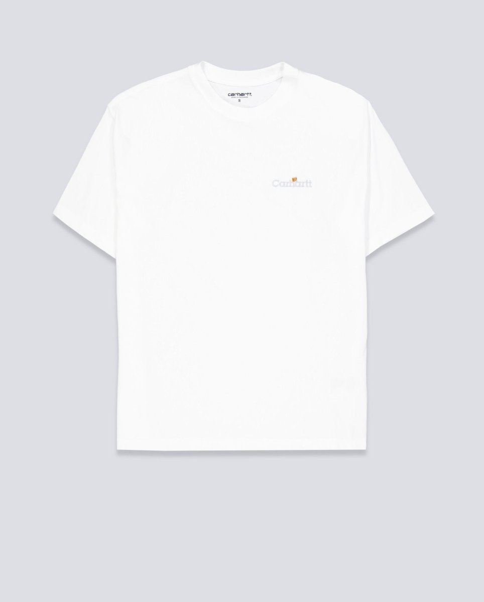 Camiseta Carhartt WIP Label Blanca Unisex I036180-02XX