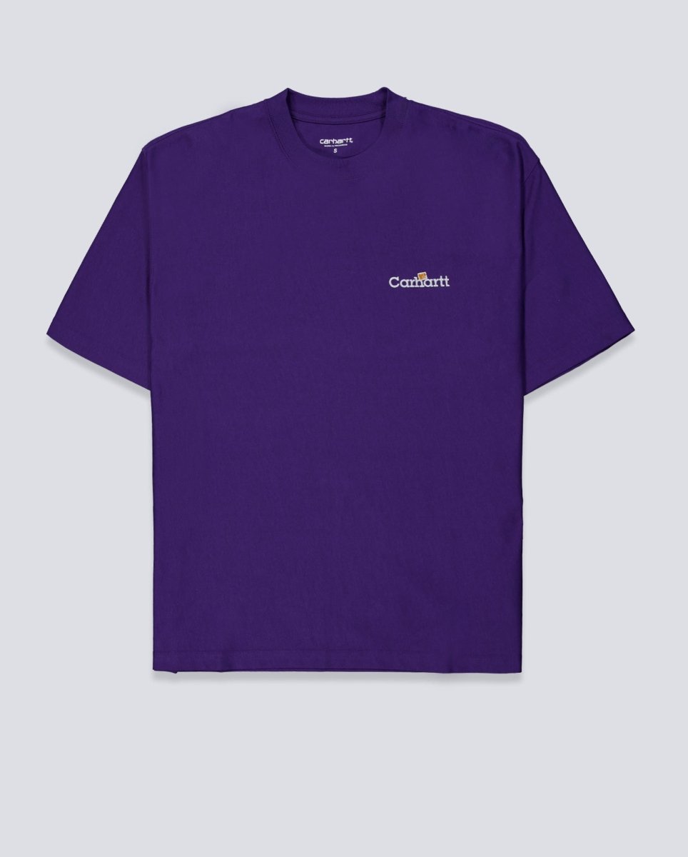 Camiseta Carhartt WIP Label Morada Unisex I036180-3IIXX
