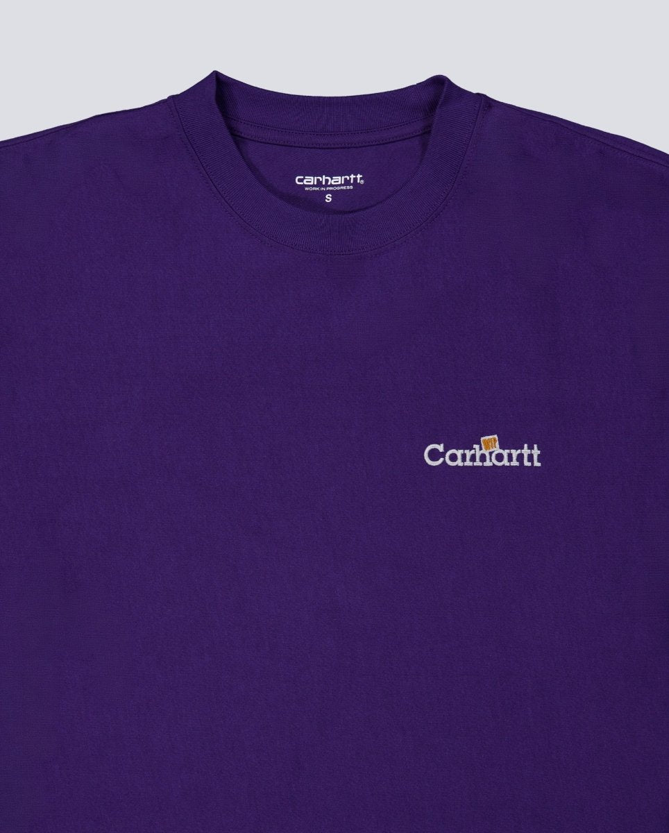 Camiseta Carhartt WIP Label Morada Unisex I036180-3IIXX