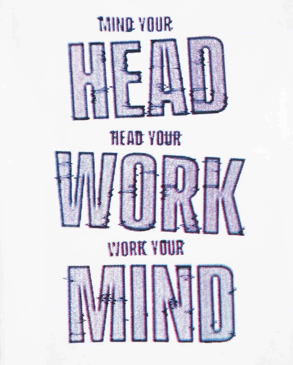 Camiseta Carhartt WIP S/S Mind Your Head Blanca Unisex I036000-02XX