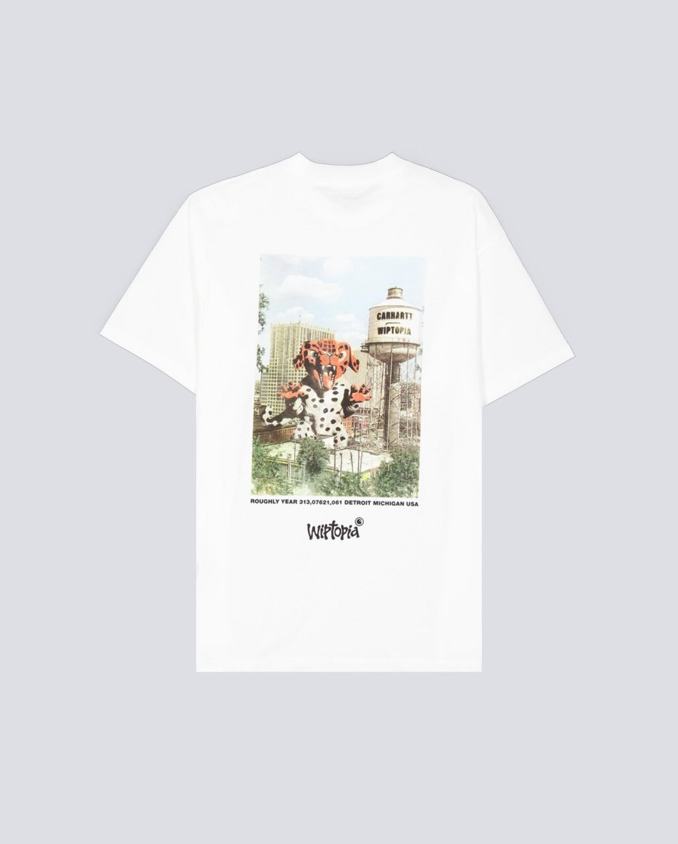 Camiseta Carhartt Wip Wiptopia Blanco Hombre I035492-02XX