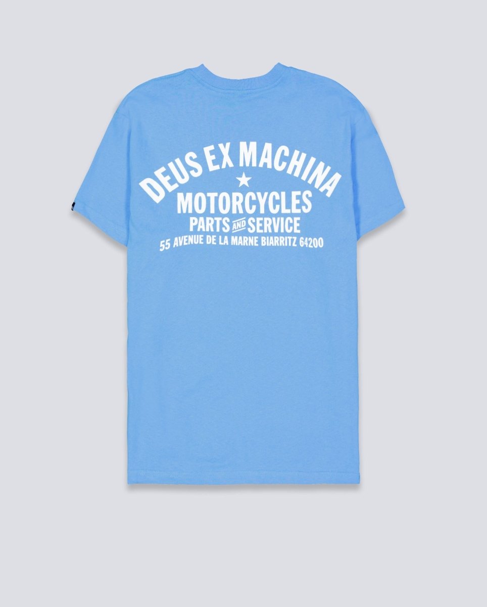 Camiseta Deus Biarritz Address Azul Unisex D261MTS127