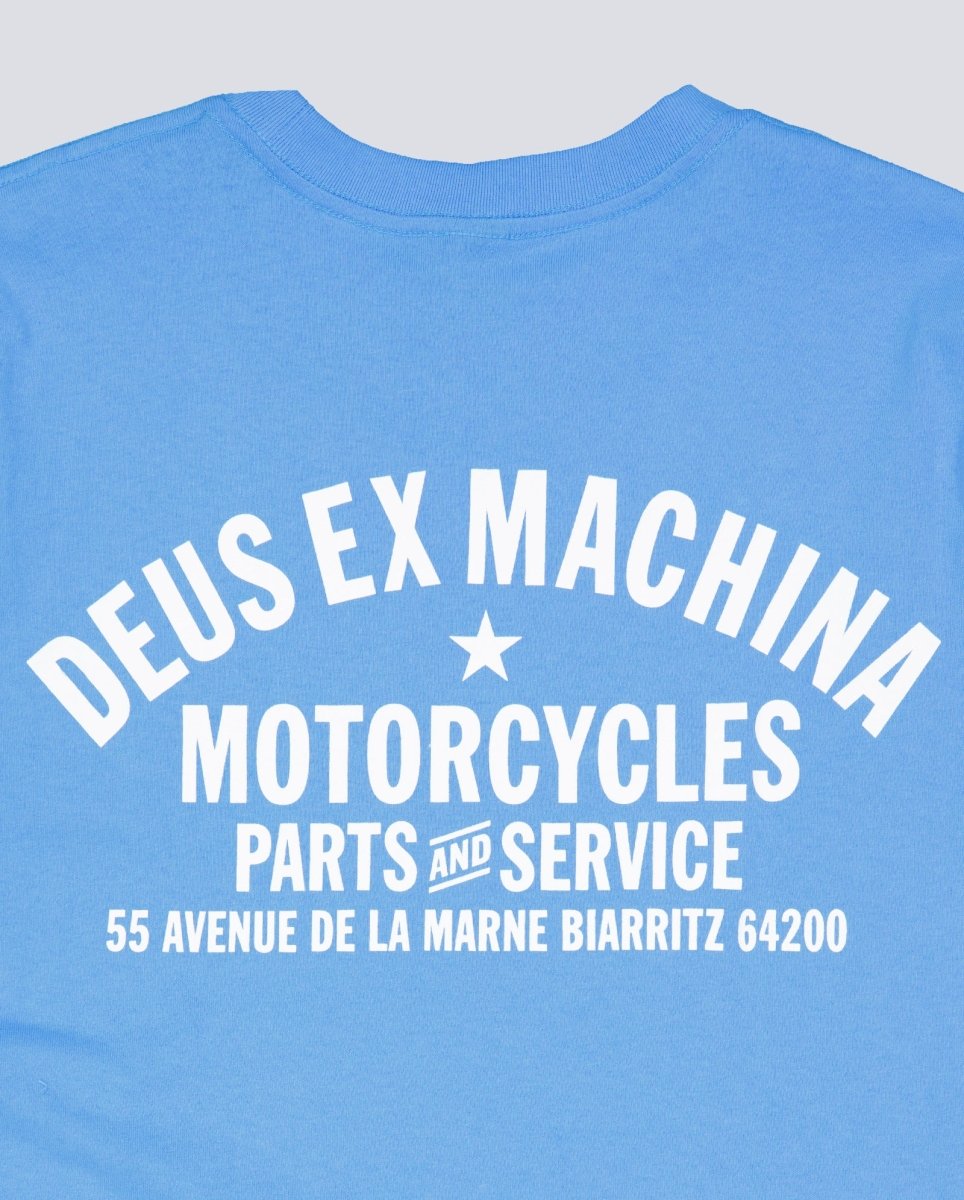 Camiseta Deus Biarritz Address Azul Unisex D261MTS127