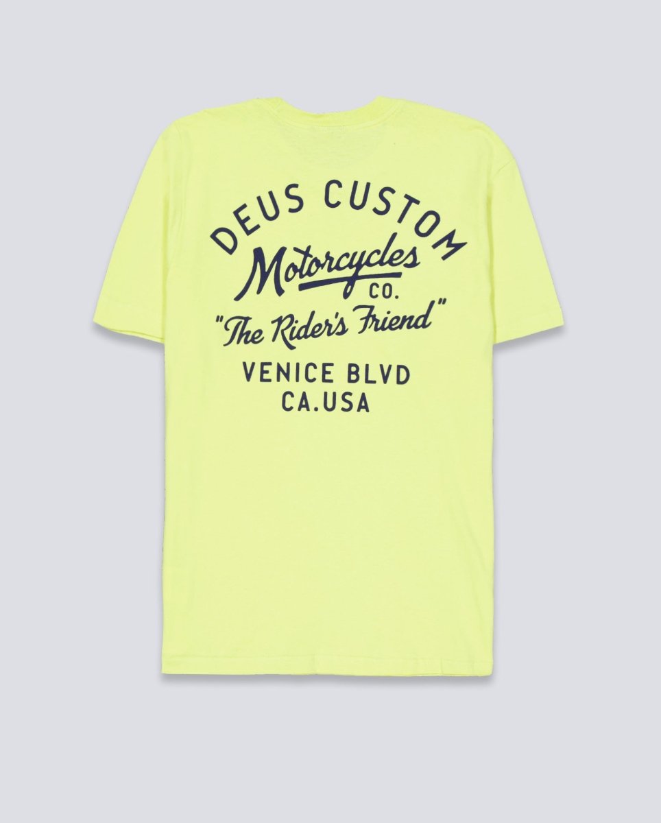 Camiseta Deus Camber Amarilla Unisex D261MTS320