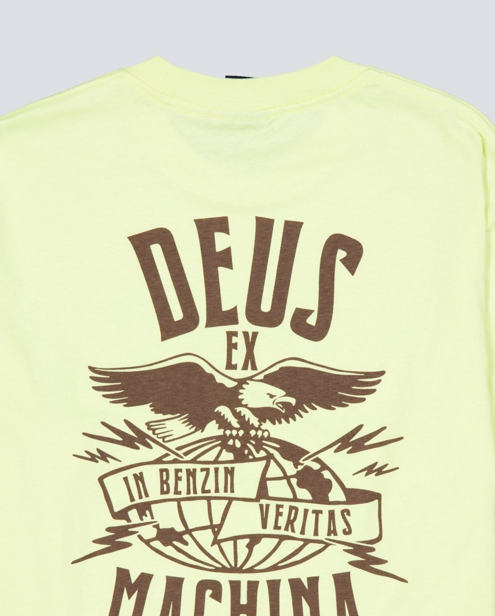 Camiseta Deus Claw-Some Whizz Amarilla Unisex D261MTS326