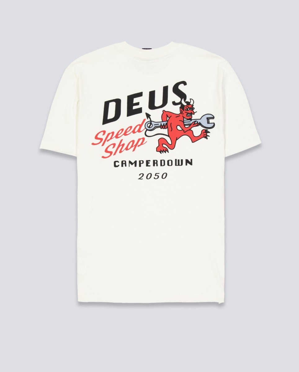 Camiseta Deus Dogleg Beige Unisex D261MTS321