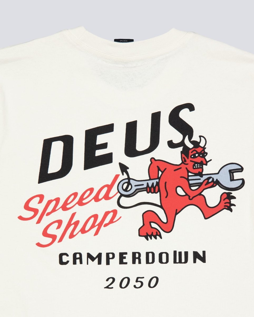 Camiseta Deus Dogleg Beige Unisex D261MTS321