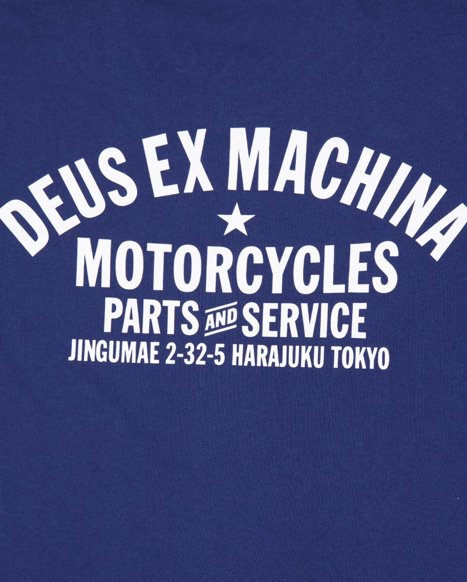 Camiseta Deus Harajuku Address Azul Unisex D261MTS126