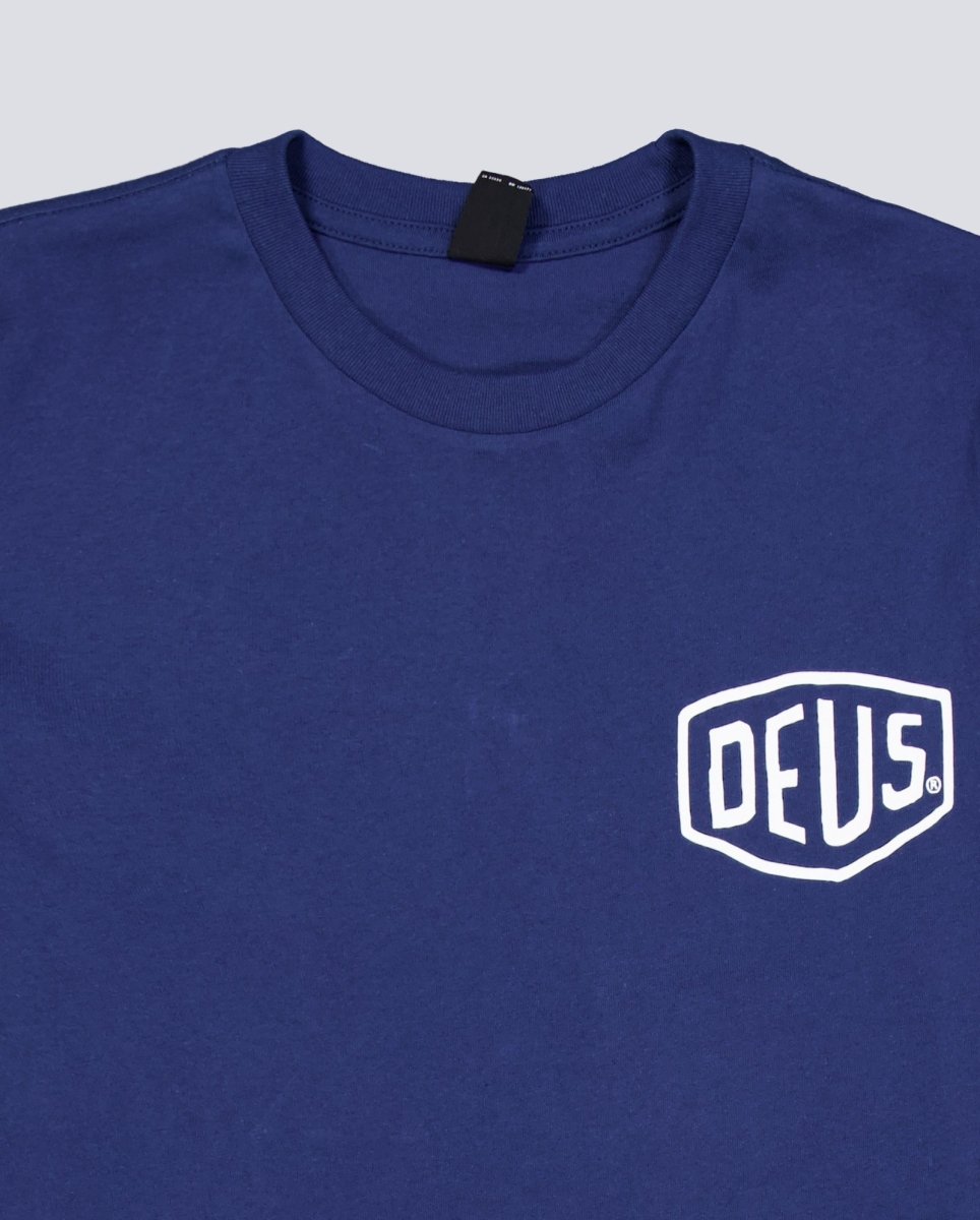 Camiseta Deus Harajuku Address Azul Unisex D261MTS126