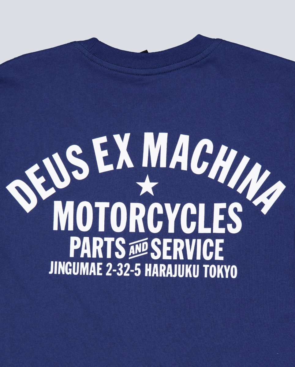 Camiseta Deus Harajuku Address Azul Unisex D261MTS126