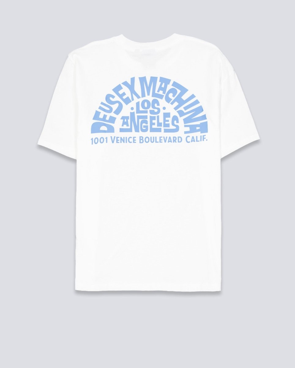 Camiseta Deus Los Angeles Address Beige Unisex D261MTS574