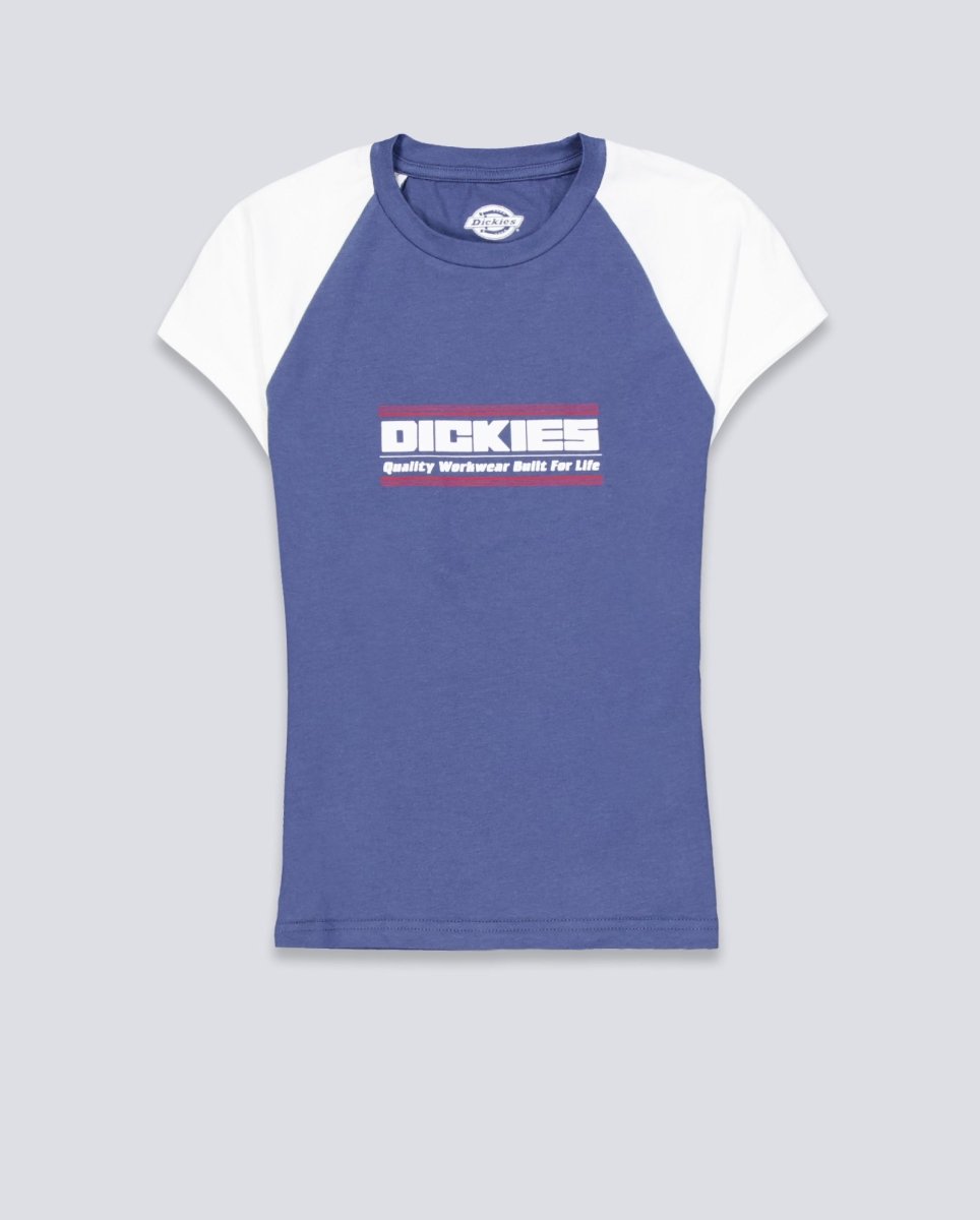 Camiseta Dickies Derby Raglan Azul Mujer DK0A883ARI21