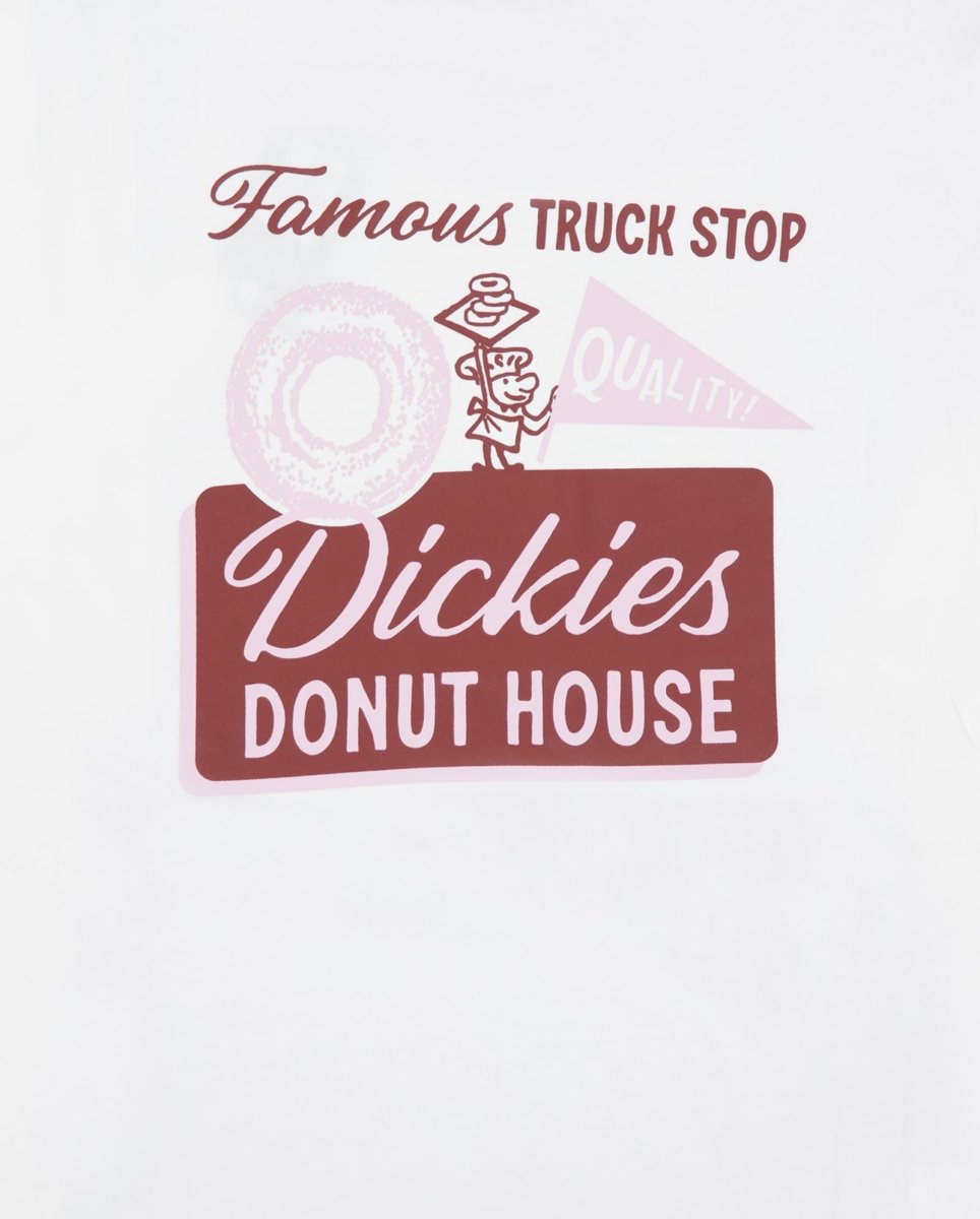 Camiseta Dickies Donut House Blanco Hombre DK0A87QN0WH1