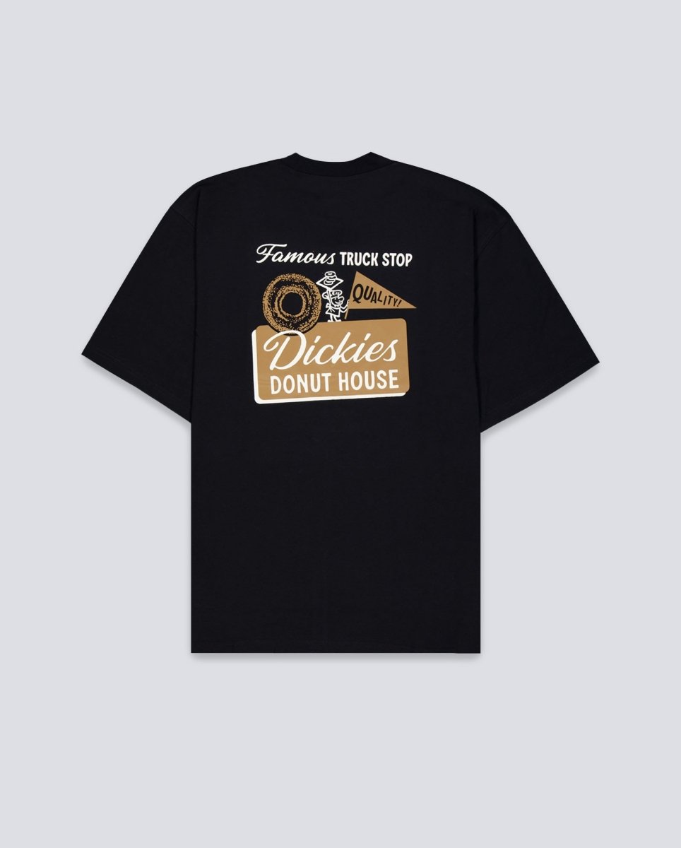 Camiseta Dickies Donut House Negro Hombre DK0A87QNBLK1