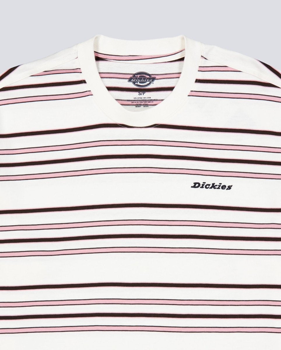 Camiseta Dickies East Liberty Stripe Blanco Hombre DK0A88GFC481