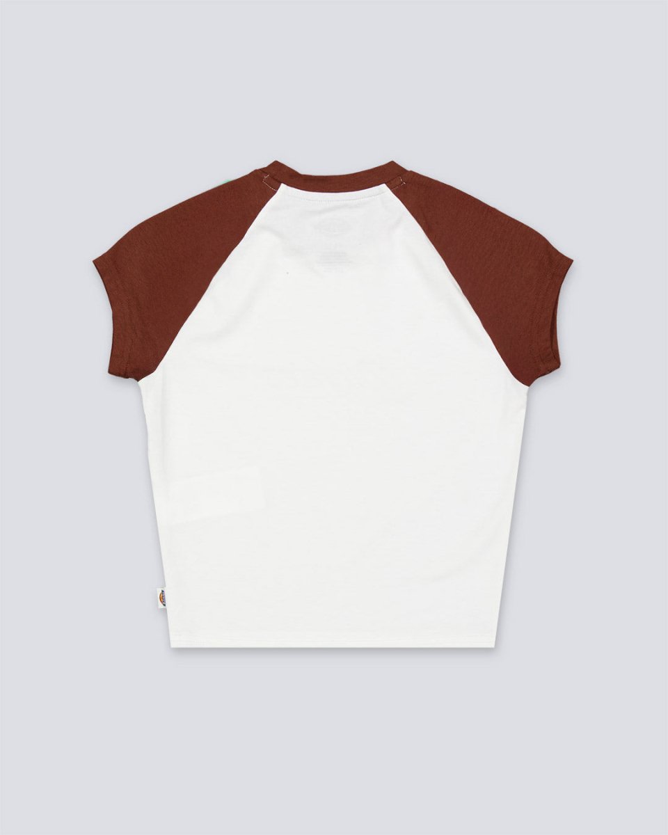 Camiseta Dickies Rope Marrón Y Blanco Mujer DK0A4Z8MK471