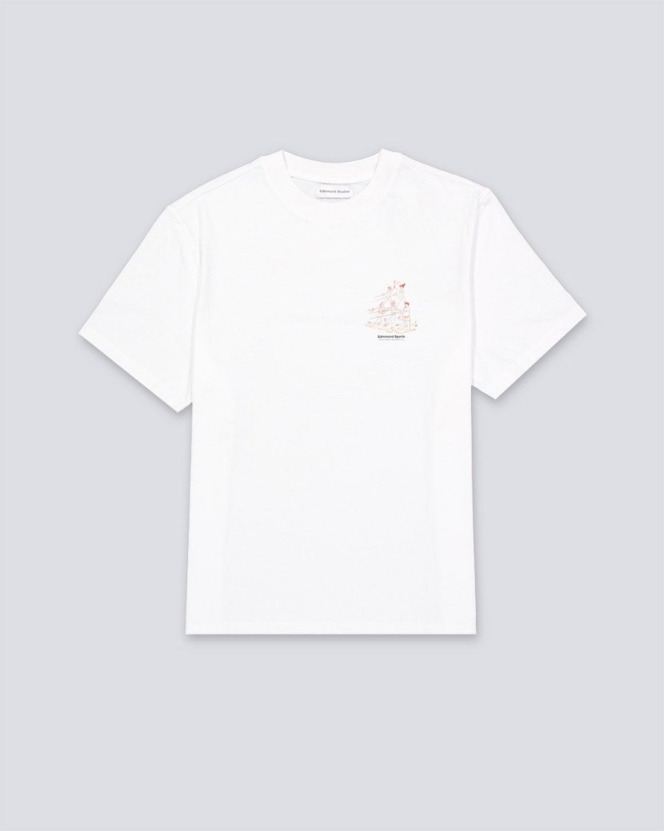 Camiseta Edmmond Studios Acrobatics Water Skiing Blanco Unisex