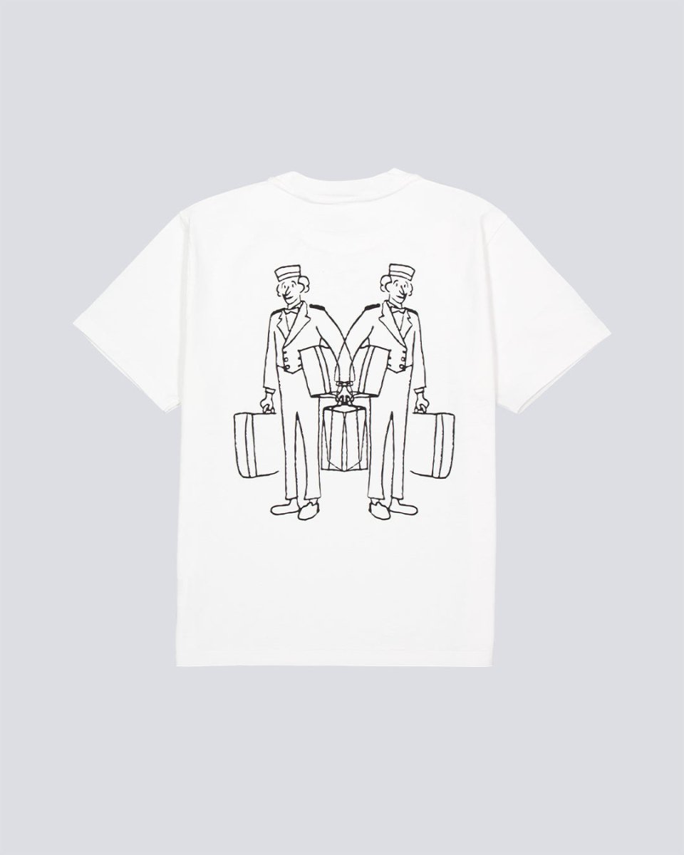 Camiseta Edmmond Studios Bellboy Blanco Unisex 125-30-31000