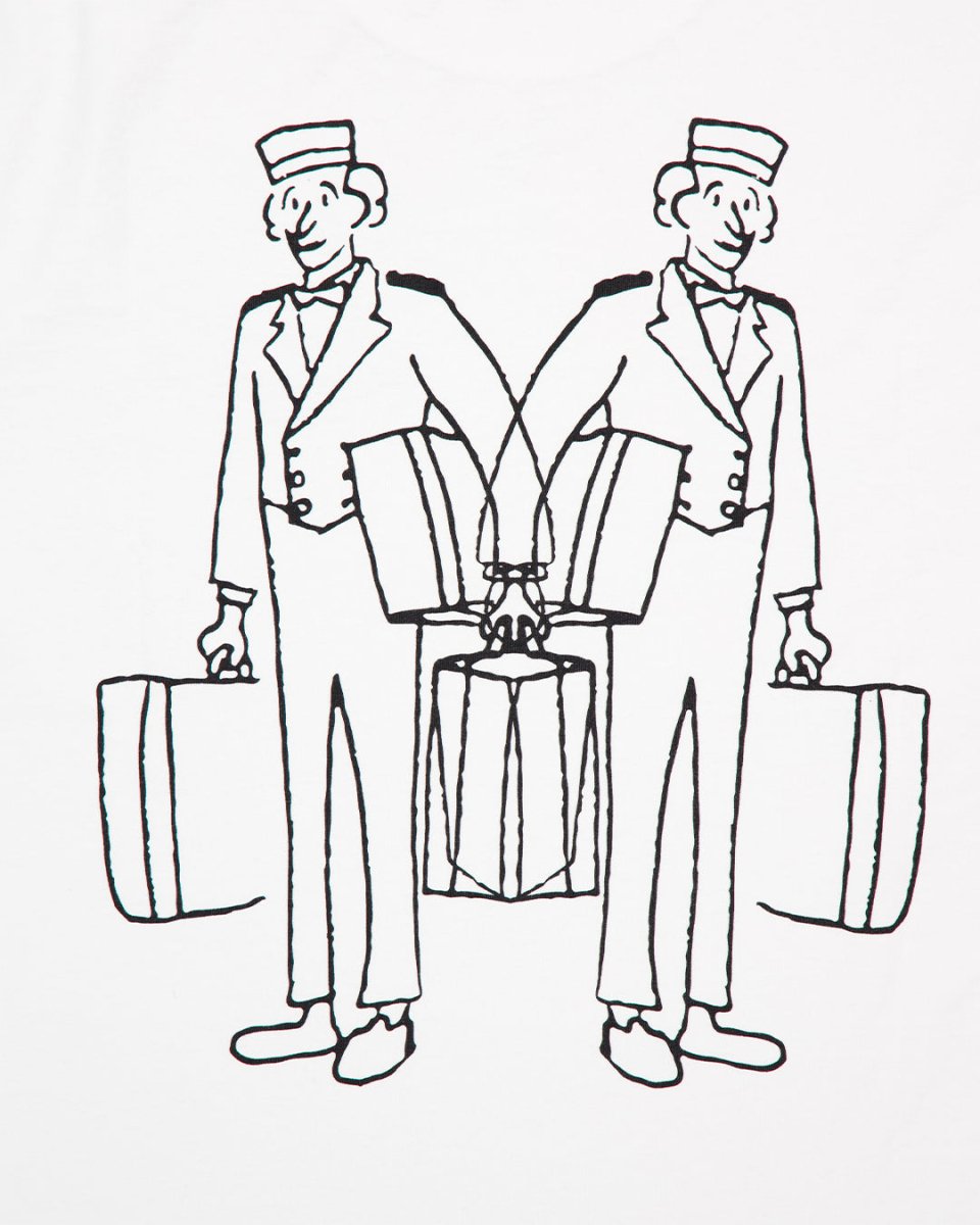 Camiseta Edmmond Studios Bellboy Blanco Unisex 125-30-31000