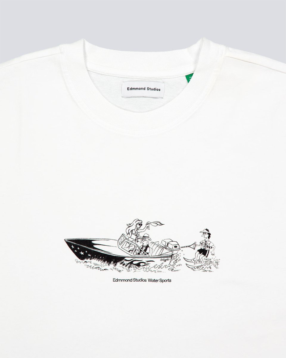 Camiseta Edmmond Studios Boxy Blanco Unisex