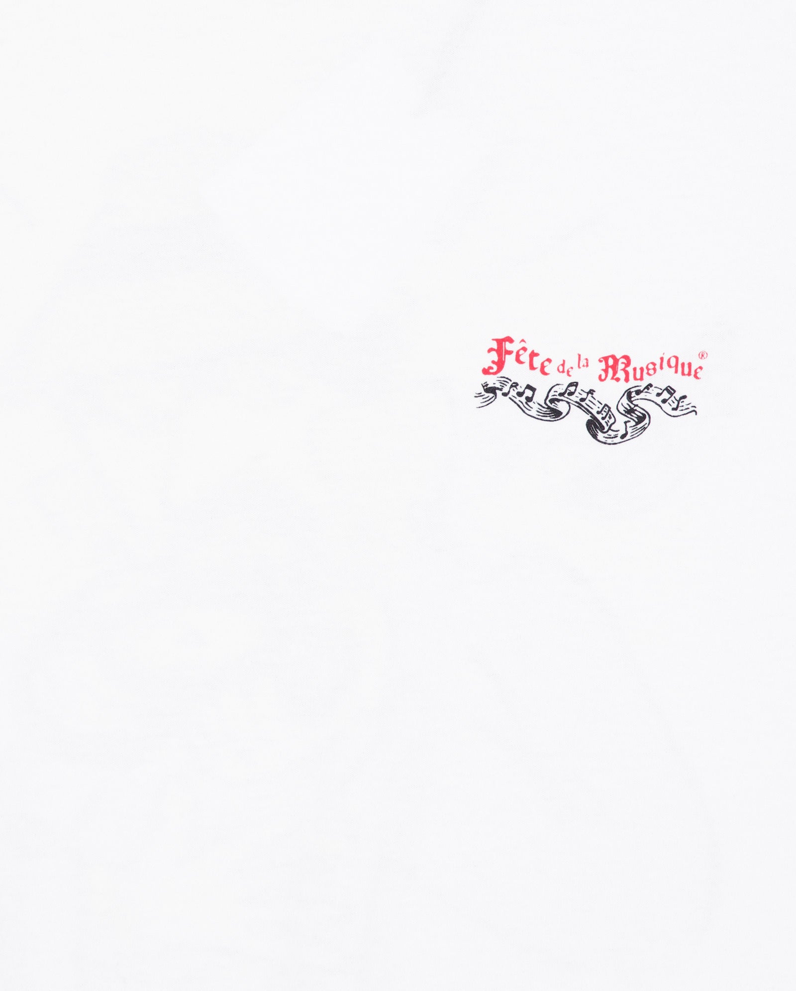 Camiseta Edmmond Studios Fete de la Musique Blanca Hombre 325-30-32000