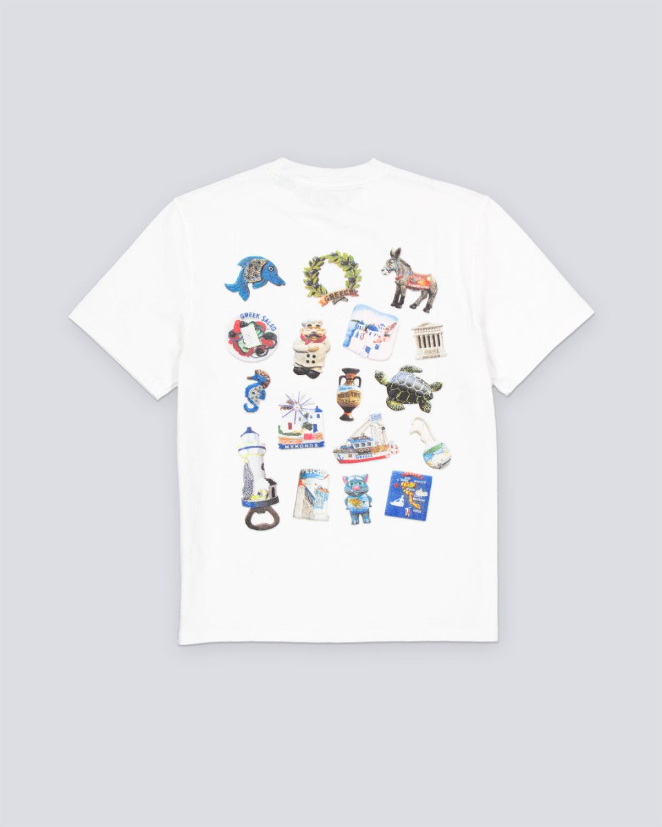 Camiseta Edmmond Studios Fridge Magnets Blanco Unisex 125-30-20000