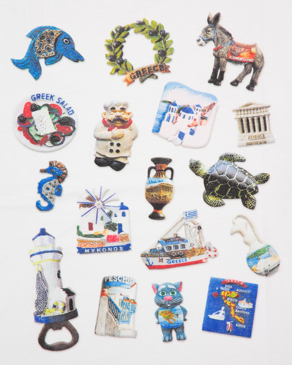 Camiseta Edmmond Studios Fridge Magnets Blanco Unisex 125-30-20000