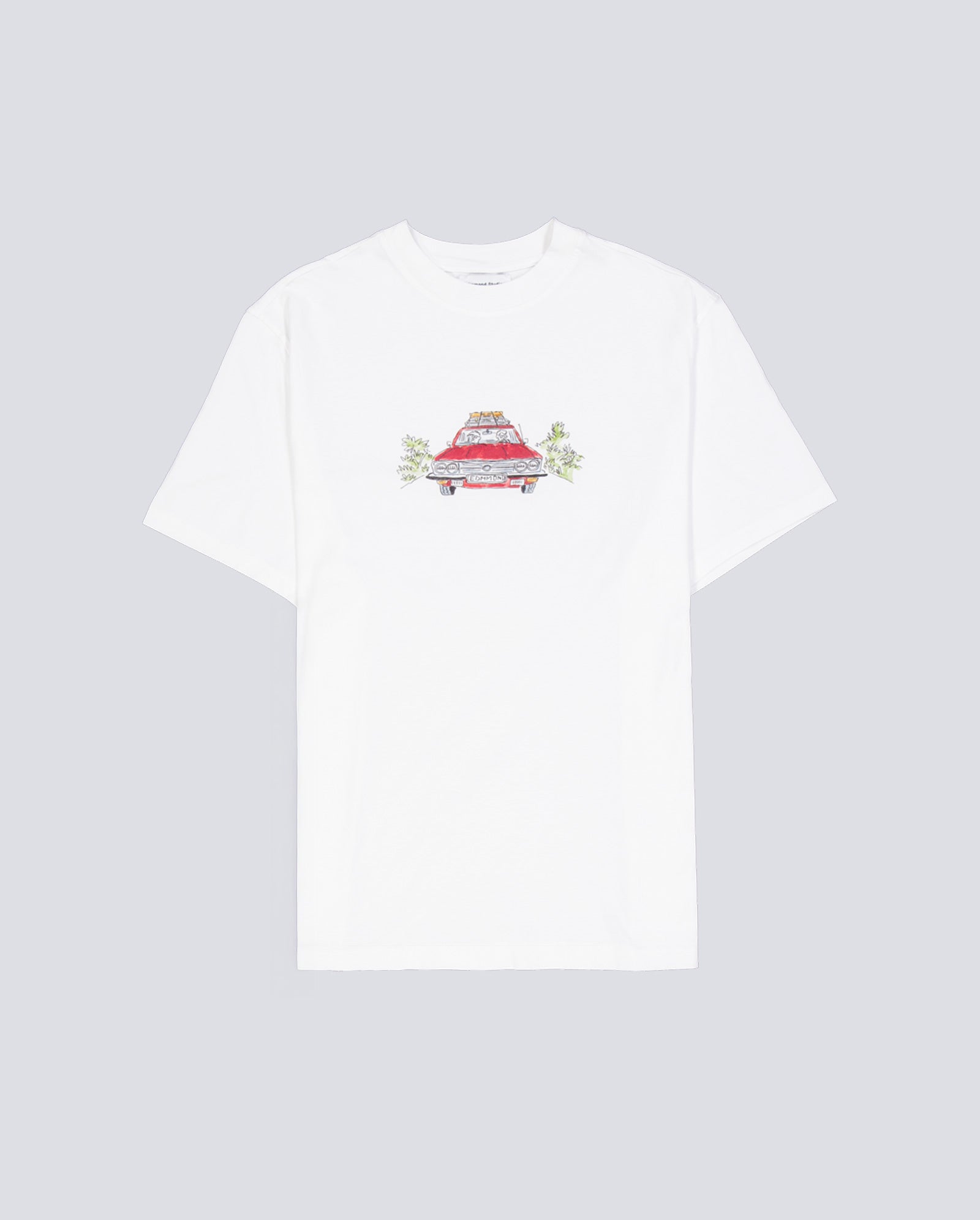 Camiseta Edmmond Studios Holiday Auto Blanco Hombre 125-30-08000