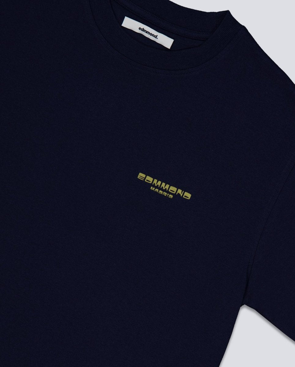 Camiseta Edmmond Studios Melomaniac Plain Azul Unisex 126-30-21590