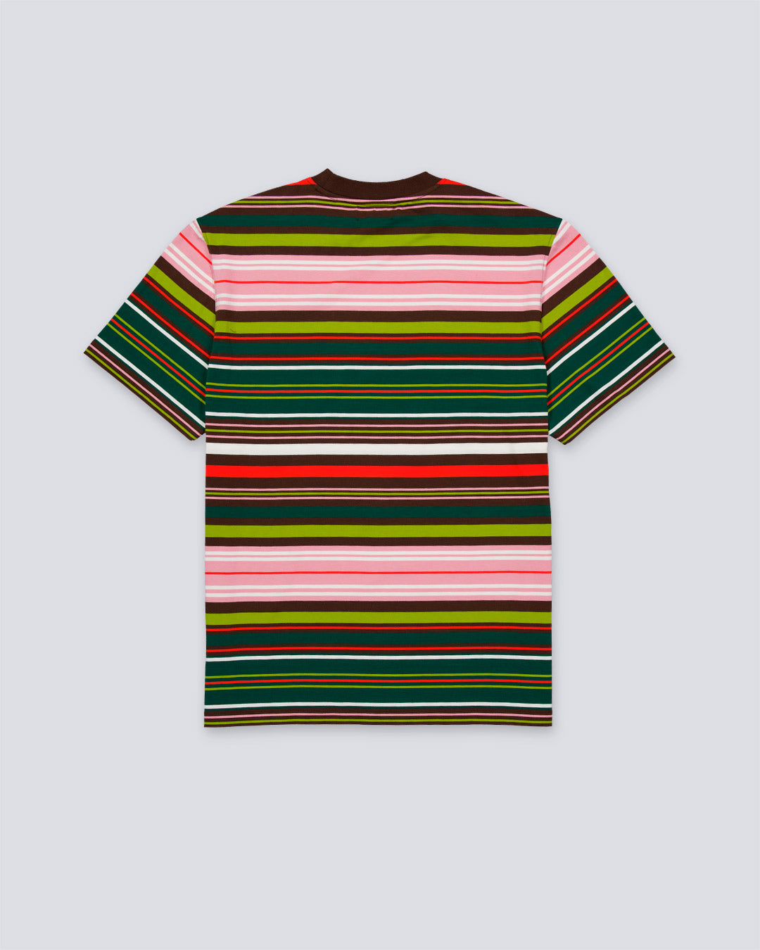 Camiseta Edmmond Studios Mini Logo Stripes Multicolor Unisex