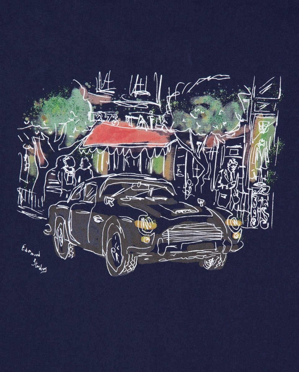 Camiseta Edmmond Studios Savile Row Azul Unisex 325-30-21590