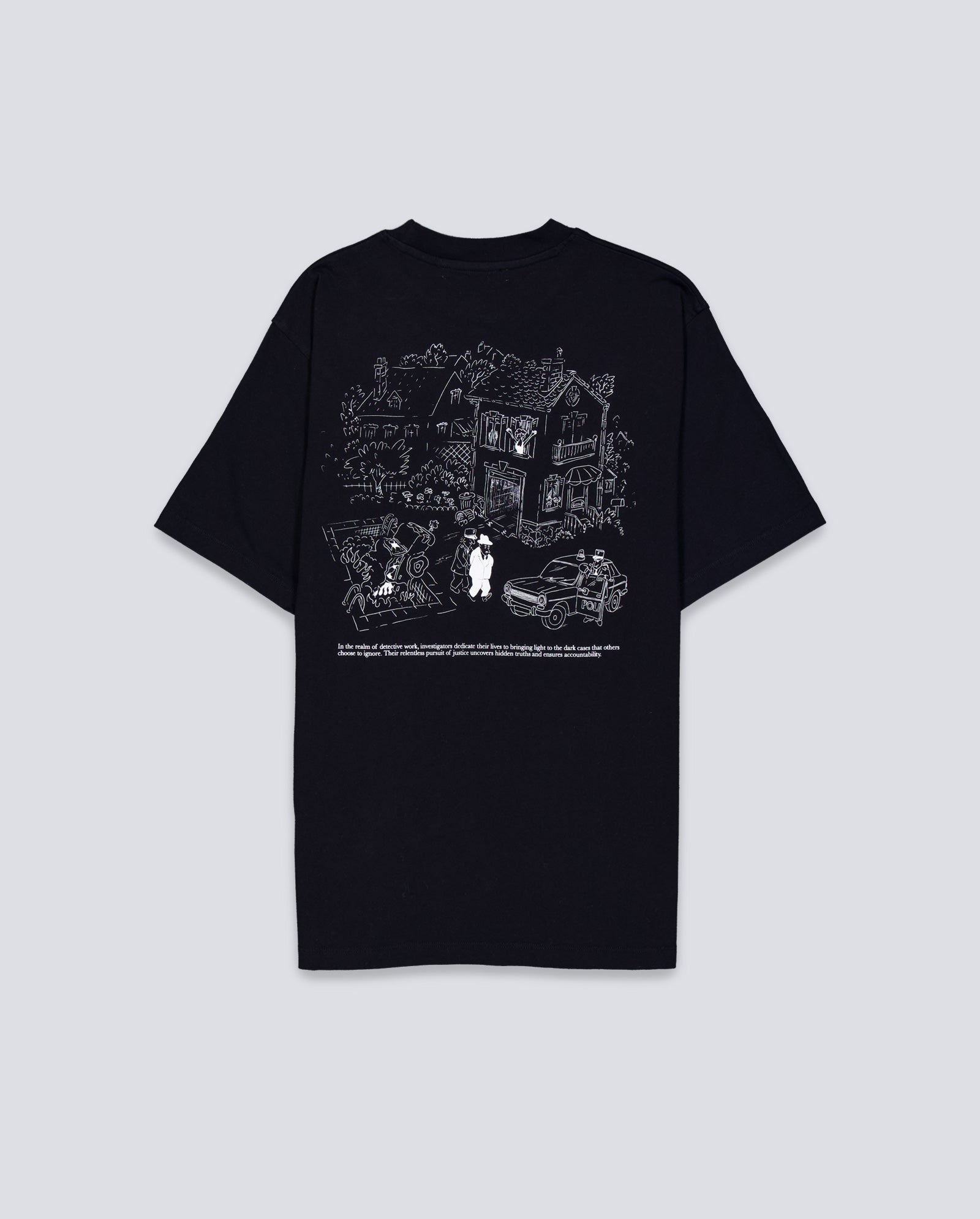 Camiseta Edmmond Studios Scene del Crime Negro Hombre 325-30-28990