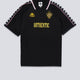 Camiseta Kappa 222 Banda Stafen Negro Unisex