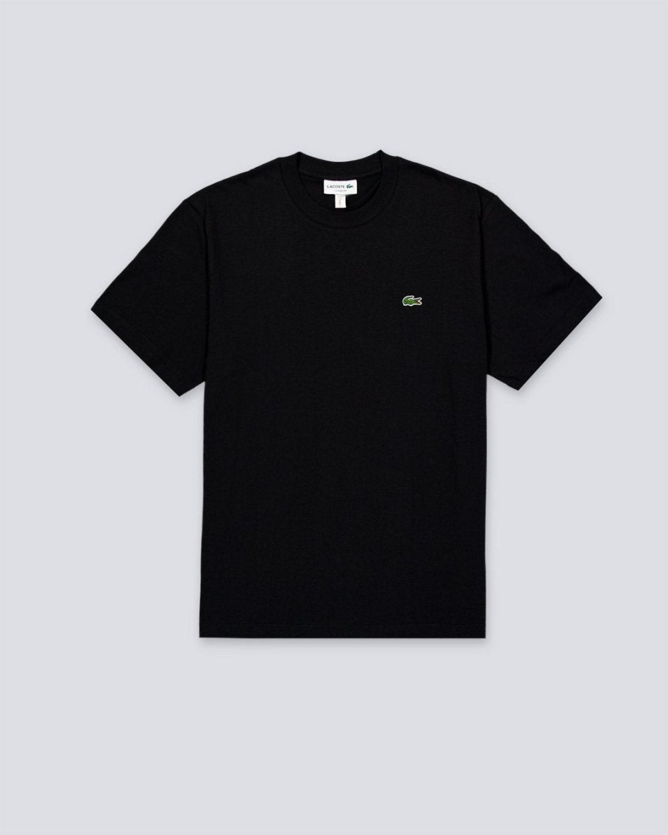 Camiseta Lacoste Classic Fit MidWeight Negro Hombre